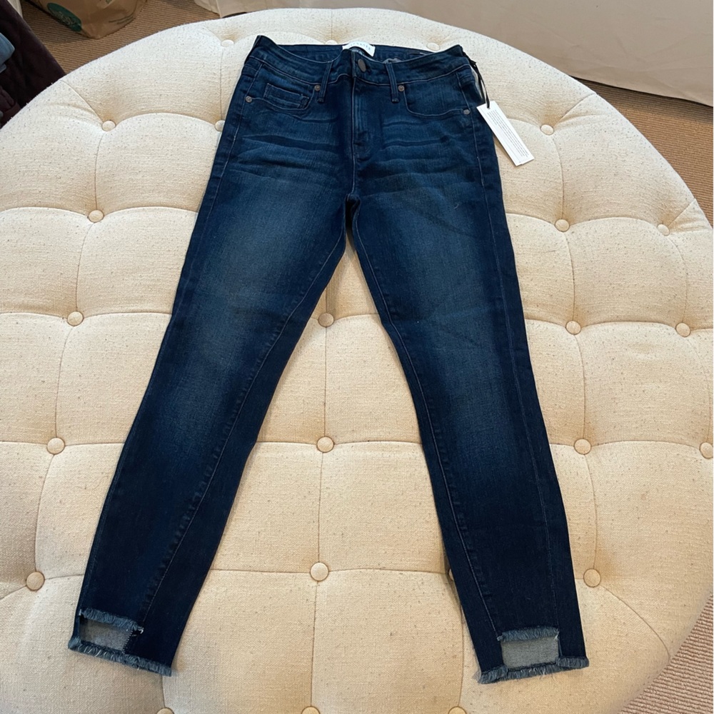 PARKER SMITH Women's Skinny Jeans in Dark Indigo